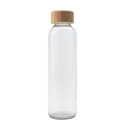 Szklana butelka Aqua Madera 500 ml, brązowy/transparentny R08261.10