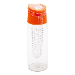 Bidon Frutello 700 ml, pomarańczowy/transparentny R08313.15