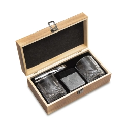 Zestaw do whisky Adare, brązowy R22549.10
