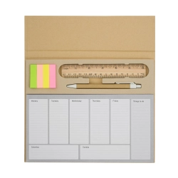 Planner biurkowy Melle, brązowy R64022.10
