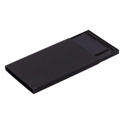 Zestaw notes z długopisem Abrantes, czarny R64214.02