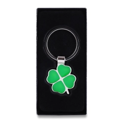 Brelok Clover Luck, zielony/srebrny R73188.05