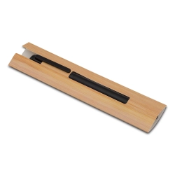Metalowy długopis w etui Jerome, czarny R73439.02