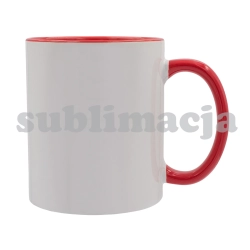 Kubek z powłoką sublimacyjną Gaeta 330 ml, czerwony R85319.08