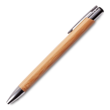 Długopis Vizela w bambusowym etui, brązowy | RD-R01070.10.O