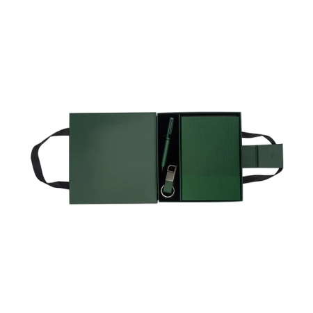 Zestaw upominkowy Lovaro, ciemny zielony | RD-R02339.51