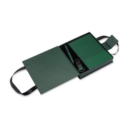 Zestaw upominkowy Lovaro, ciemny zielony | RD-R02339.51