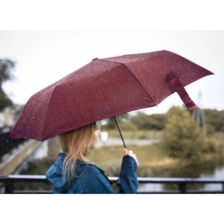Składany parasol sztormowy Ticino, bordowy | RD-R07943.82