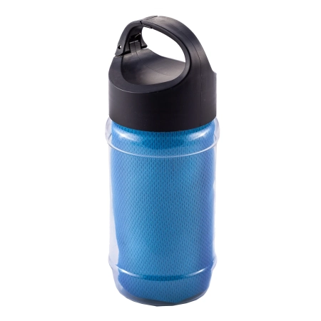 Ręcznik chłodzący w butelce Feel cool, niebieski R07984.04