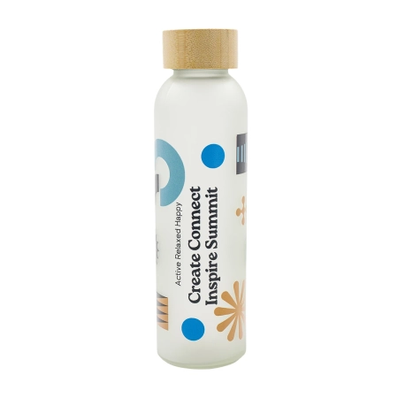 Butelka szklana Melbourne 500 ml, biały | RD-R08168.06