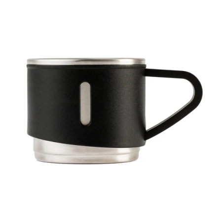 Termos z kubkami Attu 500 ml, czarny | RD-R08217.02