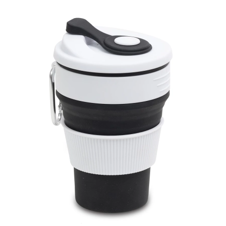 Kubek silikonowy Flexi 350 ml, czarny R08258.02