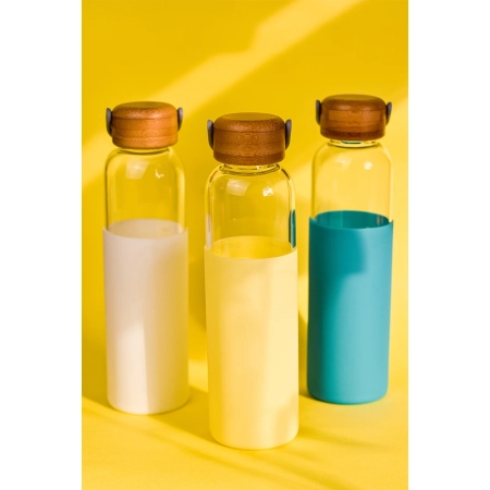 Szklana butelka Refresh 560 ml, żółty | RD-R08272.03