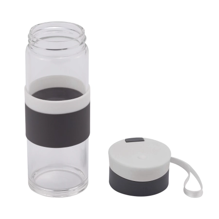 Szklana butelka Top Form 440 ml, biały | RD-R08290.06