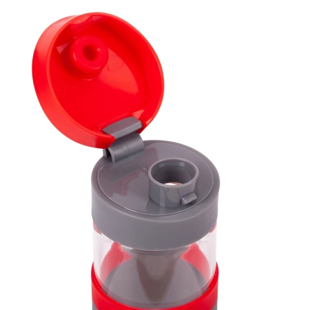 Szklana butelka Top Form 440 ml, czerwony | RD-R08290.08