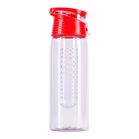 Bidon Frutello 700 ml, czerwony/transparentny | RD-R08313.08