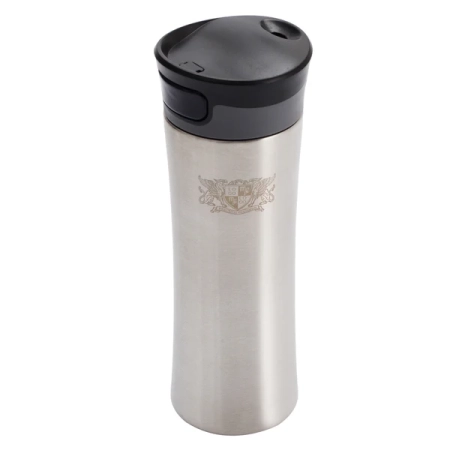 Kubek termiczny Telescope 430 ml, czarny/srebrny | RD-R08326.02