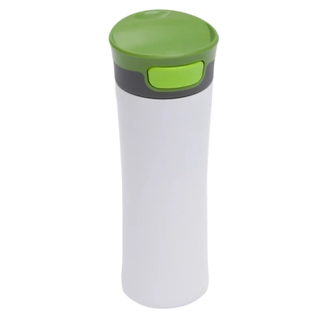 Kubek termiczny Telescope 430 ml, biały/zielony R08326.06