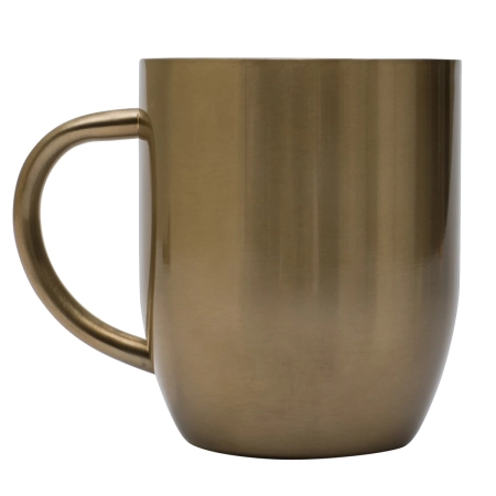 Kubek stalowy Dusk 350 ml, złoty | RD-R08342.79