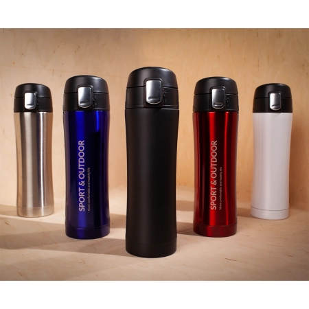 Kubek termiczny Secure 400 ml, czerwony | RD-R08424.08