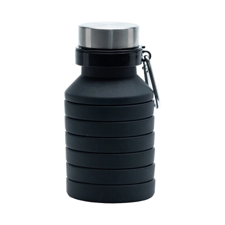 Składany bidon sportowy Makalu 550 ml, czarny R08436.02