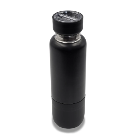 Wielofunkcyjna butelka termiczna Multina 500 ml, czarny | RD-R08437.02