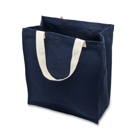 Torba z bawełny 340 g/m2 Lisburn, granatowy | RD-R08482.42