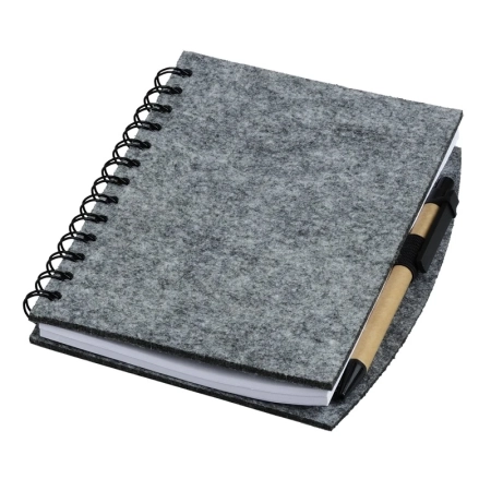 Notes z filcu Felt Now, szary R08612