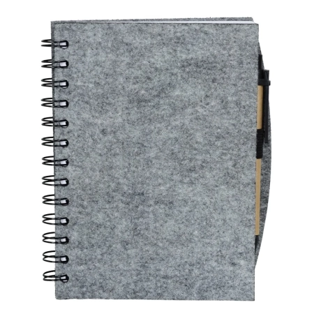 Notes z filcu Felt Now, szary | RD-R08612
