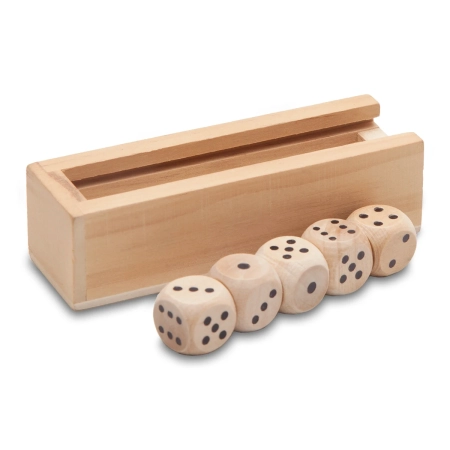 Kości do gry Roll-it, brązowy R08837.10