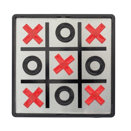 Magnetyczna gra kółko i krzyżyk, czarny | RD-R08865.02