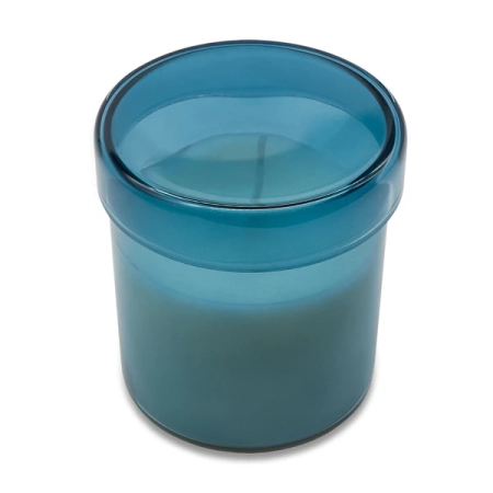 Świeca zapachowa w szkle Bloom, niebieski | RD-R17377.04