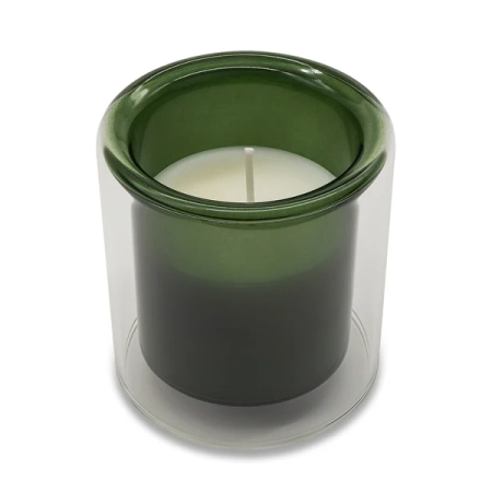 Świeca zapachowa w szkle Glasen, ciemny zielony | RD-R17380.51
