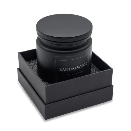 Świeca zapachowa Sandalwood, czarny R17383.02