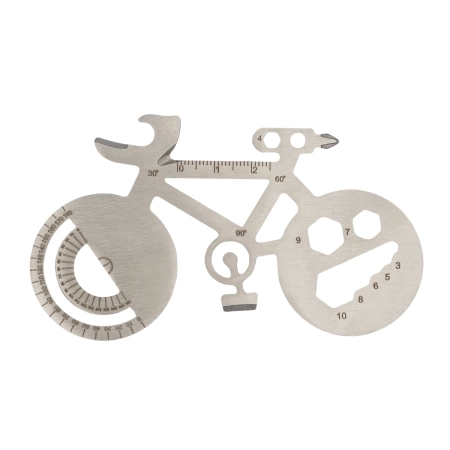 Narzędzie wielofunkcyjne Cyclist, srebrny | RD-R17488.01