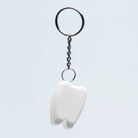 Brelok Toothy z nicią dentystyczną, biały | RD-R17731.06