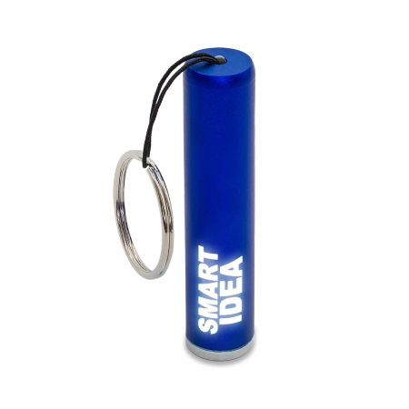 Brelok-latarka z podświetlanym logo LumiRing, niebieski | RD-R17811.04