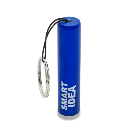 Brelok-latarka z podświetlanym logo LumiRing, niebieski | RD-R17811.04
