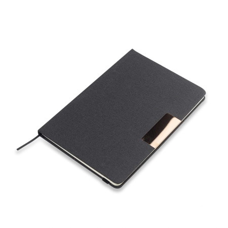 Notes A5, w oprawie z materiału RPET, Westminster, czarny | RD-R64023.02
