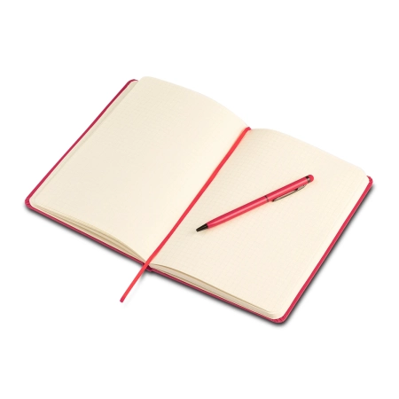 Zestaw notes z długopisem Abrantes, czerwony | RD-R64214.08