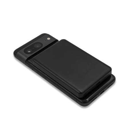 Magnetyczny bezprzewodowy power bank 5000 mAh Yuki, czarny R64386.02