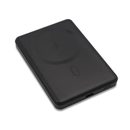 Magnetyczny bezprzewodowy power bank 5000 mAh Yuki, czarny | RD-R64386.02