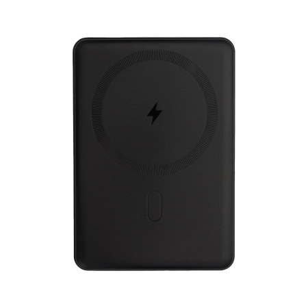Magnetyczny bezprzewodowy power bank 5000 mAh Yuki, czarny | RD-R64386.02