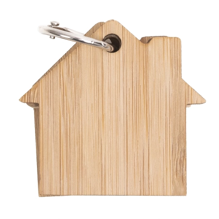 Bambusowy brelok z karteczkami memo Homeland, beżowy | RD-R73141.13