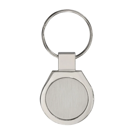 Brelok metalowy Metal Promo, srebrny | RD-R73281