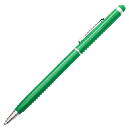 Długopis aluminiowy Touch Tip, zielony | RD-R73408.05