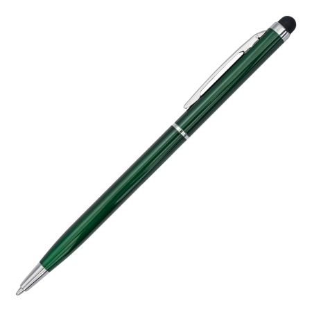 Długopis aluminiowy Touch Tip, ciemny zielony R73408.51