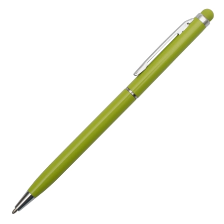 Długopis aluminiowy Touch Tip, jasny zielony R73408.55