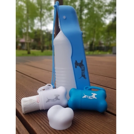 Pojemniczek z woreczkami Neat Dog, biały | RD-R73623.06