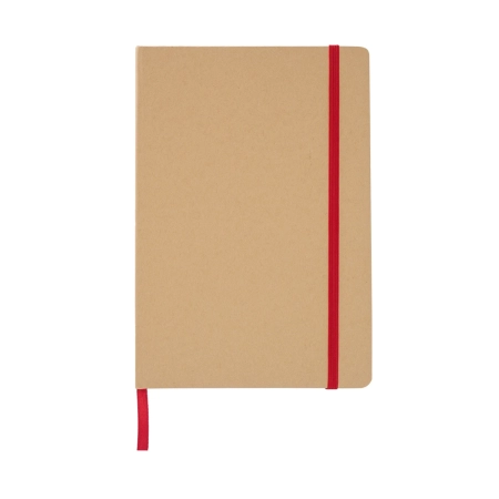 Notatnik 145x210/80k kratka Simply, czerwony R73635.08
